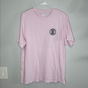 G/FORE Men's Pink Golf T-Shirt Size Large